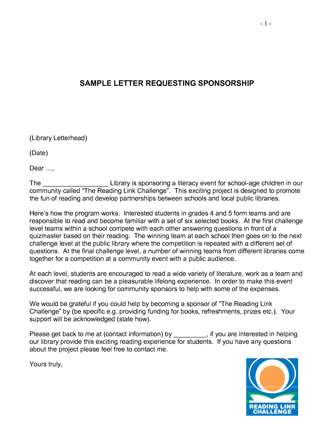 Sample Sponsorship Request Letter Pdf from learn.ally360.com